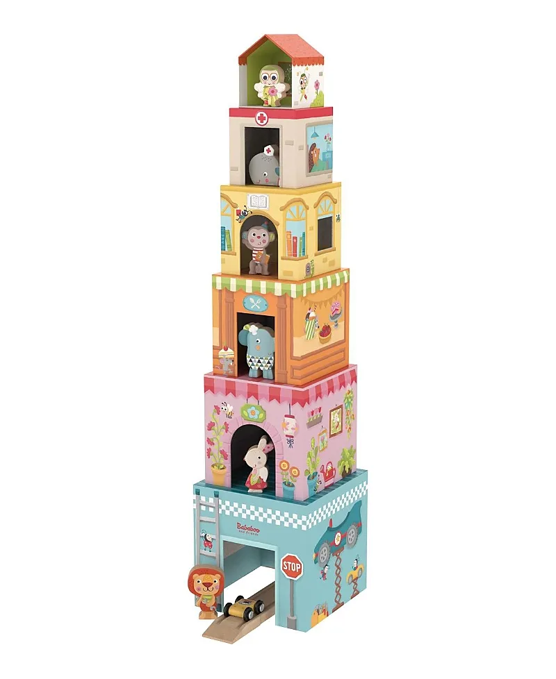 Tower House Stacking Game by Bababoo And Friends