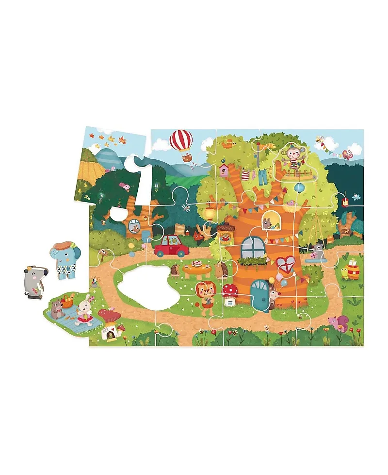 Tree House Garden Party Activity Story Puzzle by Bababoo And Friends