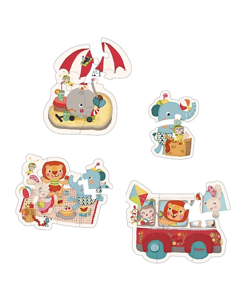 Pippa Bunny Road Trip Figure Puzzle by Bababoo And Friends