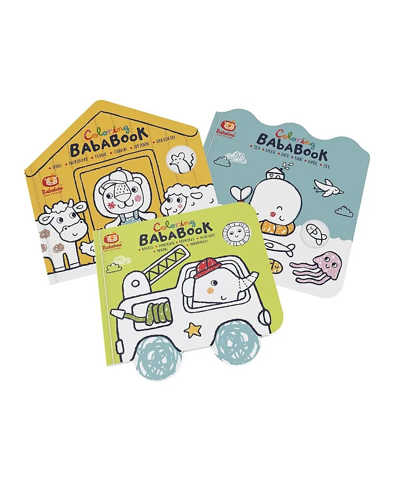 Little Artists Coloring Book Set by Bababoo And Friends