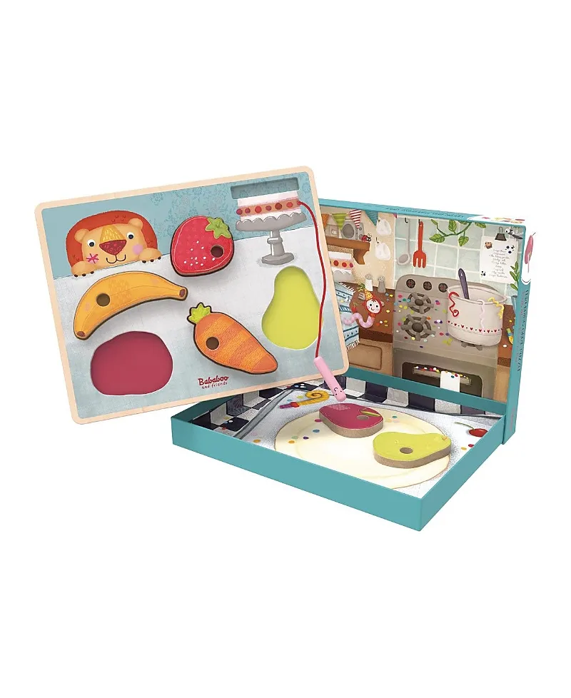Little Worm Loves to Eat Threading Puzzle by Bababoo And Friends