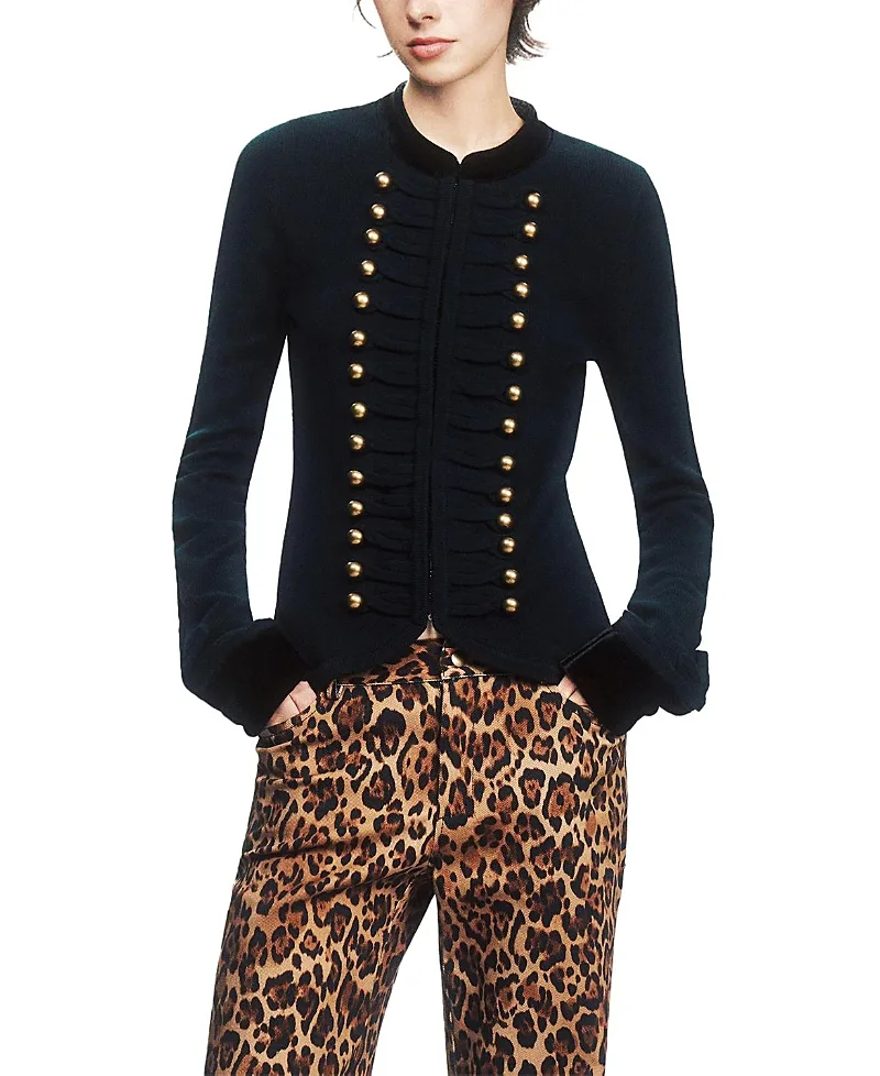 Anna Sui Military Cardigan Jacket by Anna Sui