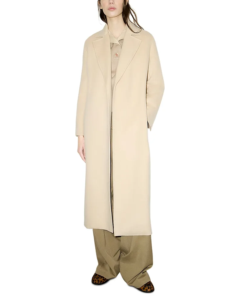 Longrundbl Double Woven Wool Long Coat by Max & co.
