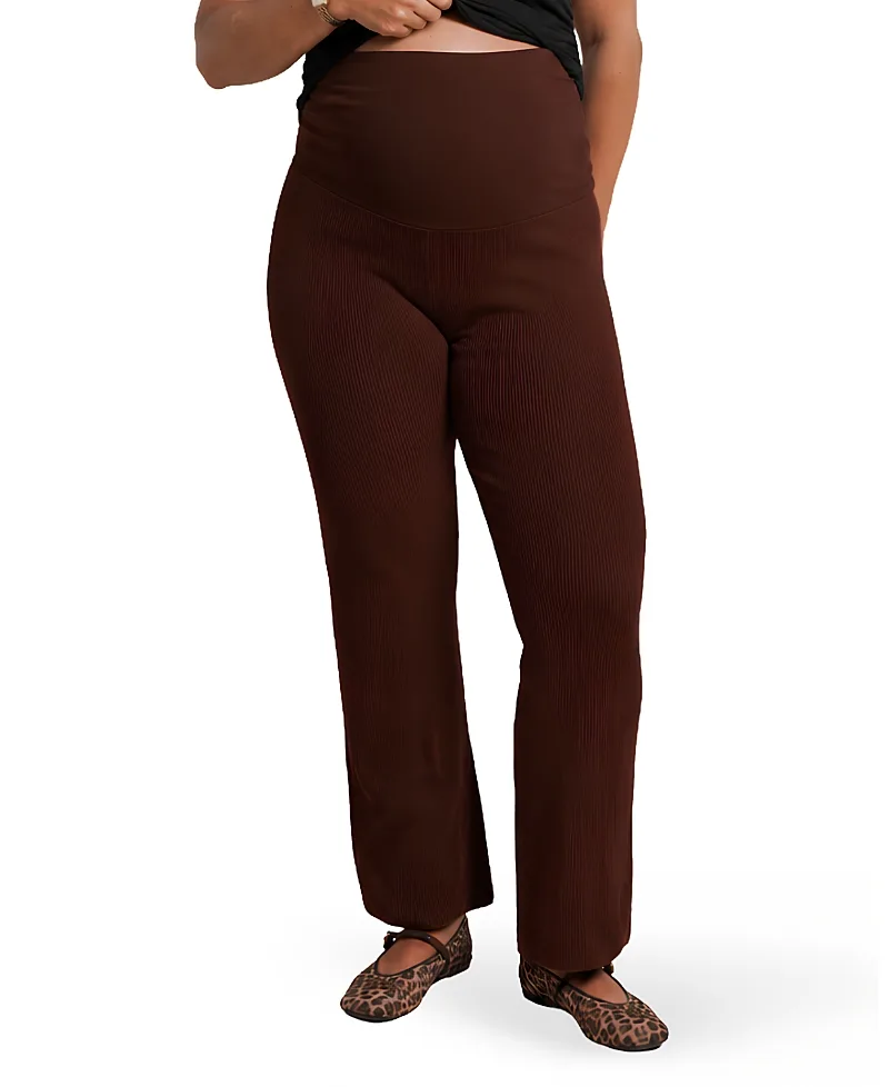 Georgina Foldover Maternity Knit Pants by Nom Maternity