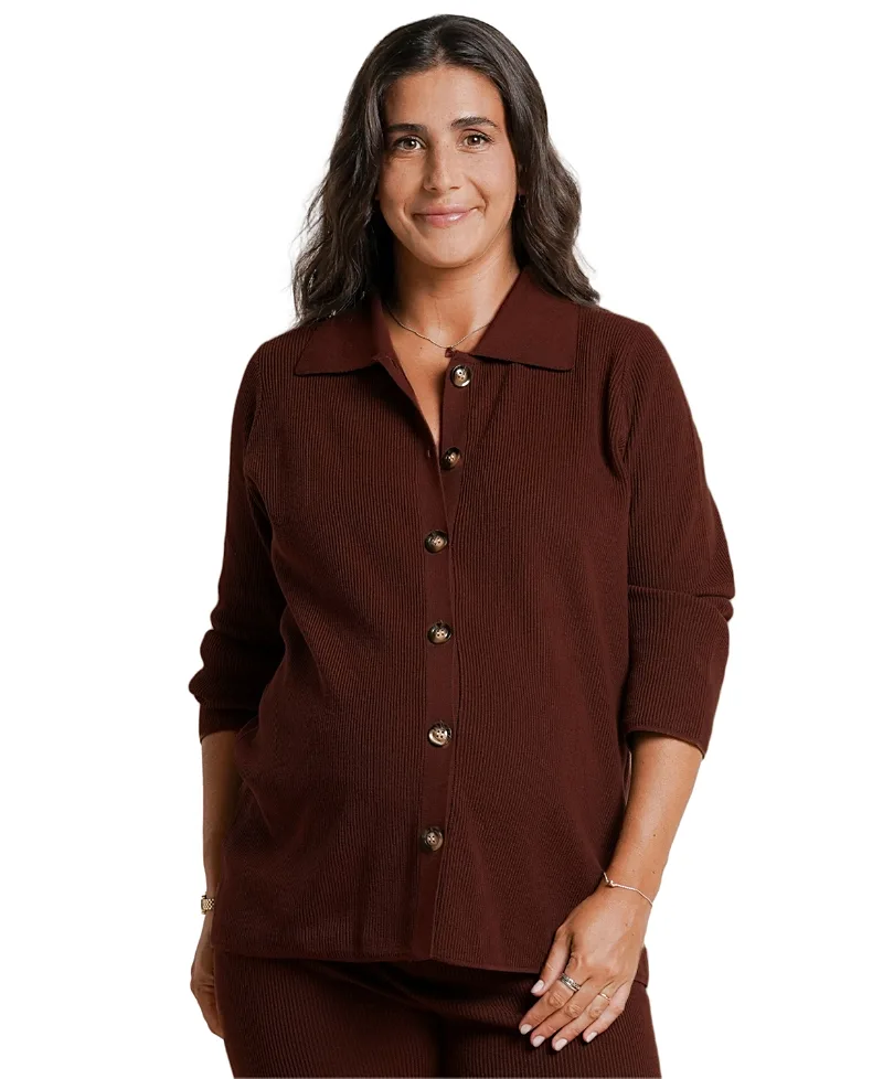 Thomasine Nursing Sweater Cardigan by Nom Maternity