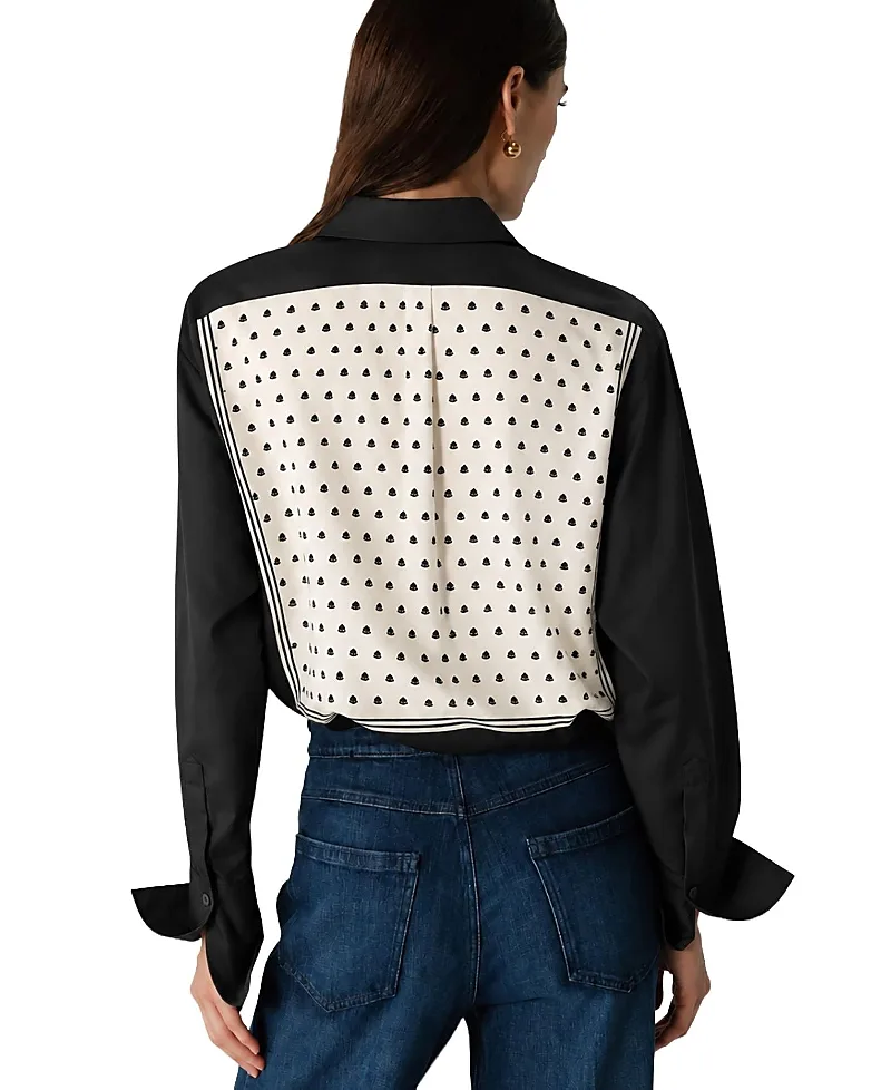 Sirene Scarf Back Shirt by Callas Milano