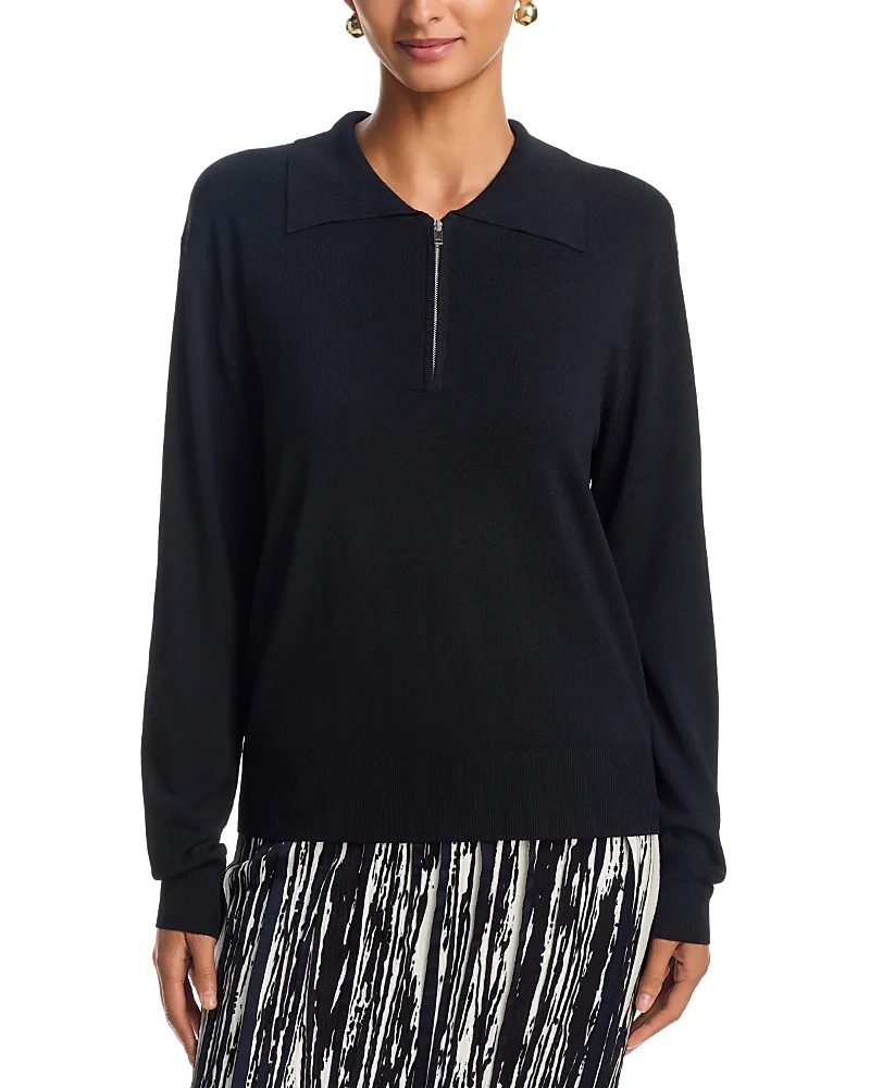 Keaton Quarter Zip Sweater by Brandon Maxwell
