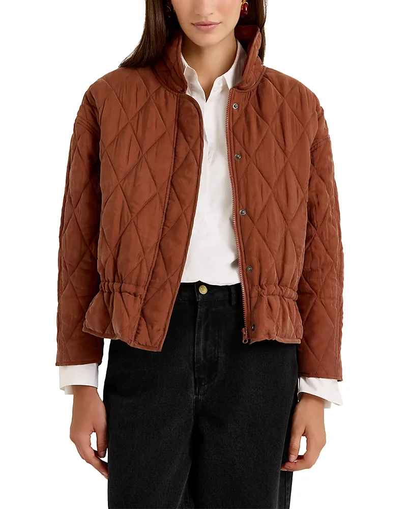 Haisley Quilted Boxy Jacket by Marie Oliver