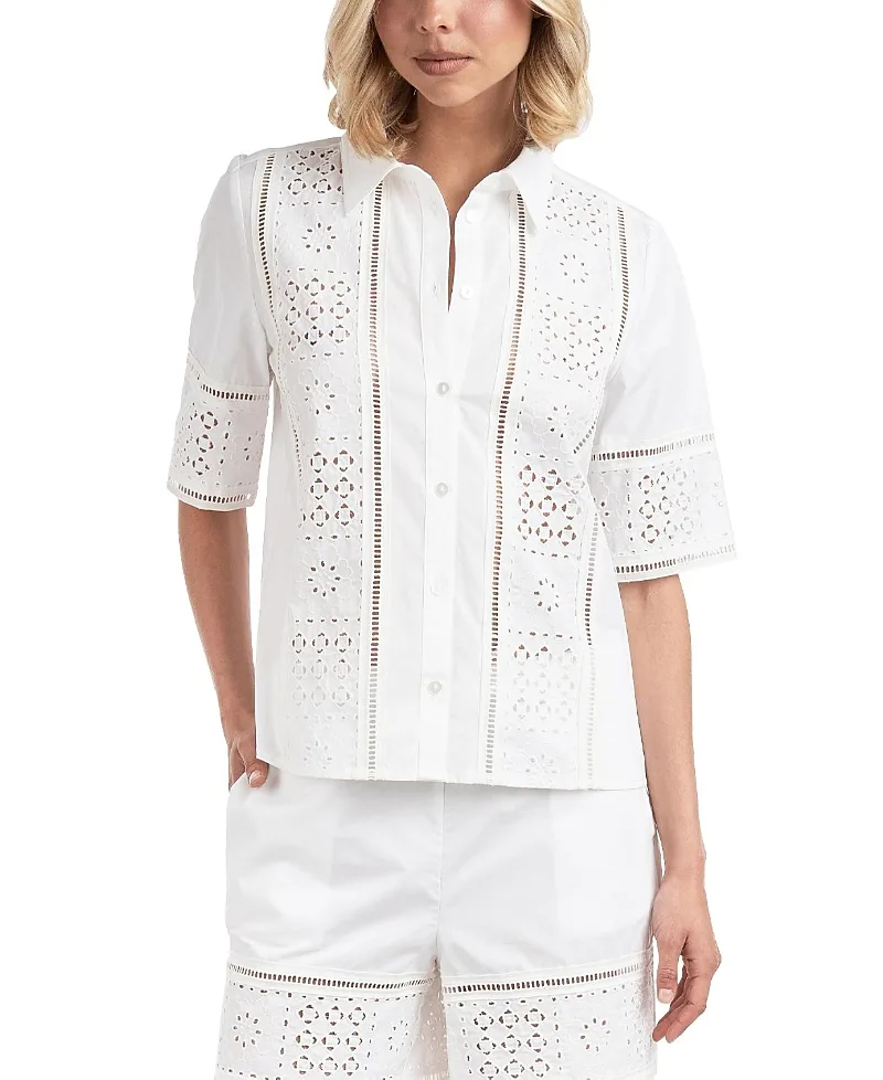 Lace Inset Shirt
