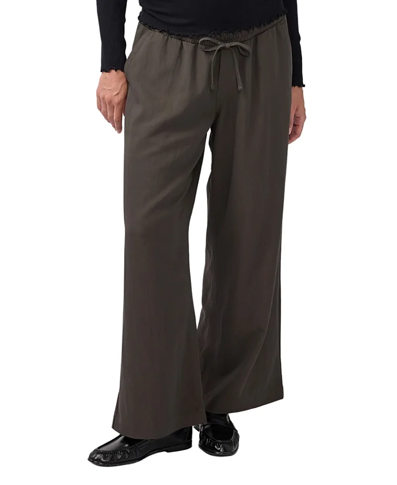 Over Belly Wide Leg Maternity Pant by Ingrid & Isabel