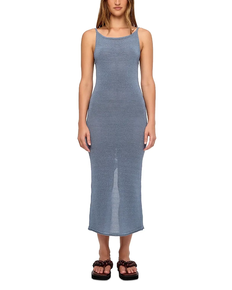 Textured Cotton Blend Knit Maxi Dress by Zulu & Zephyr