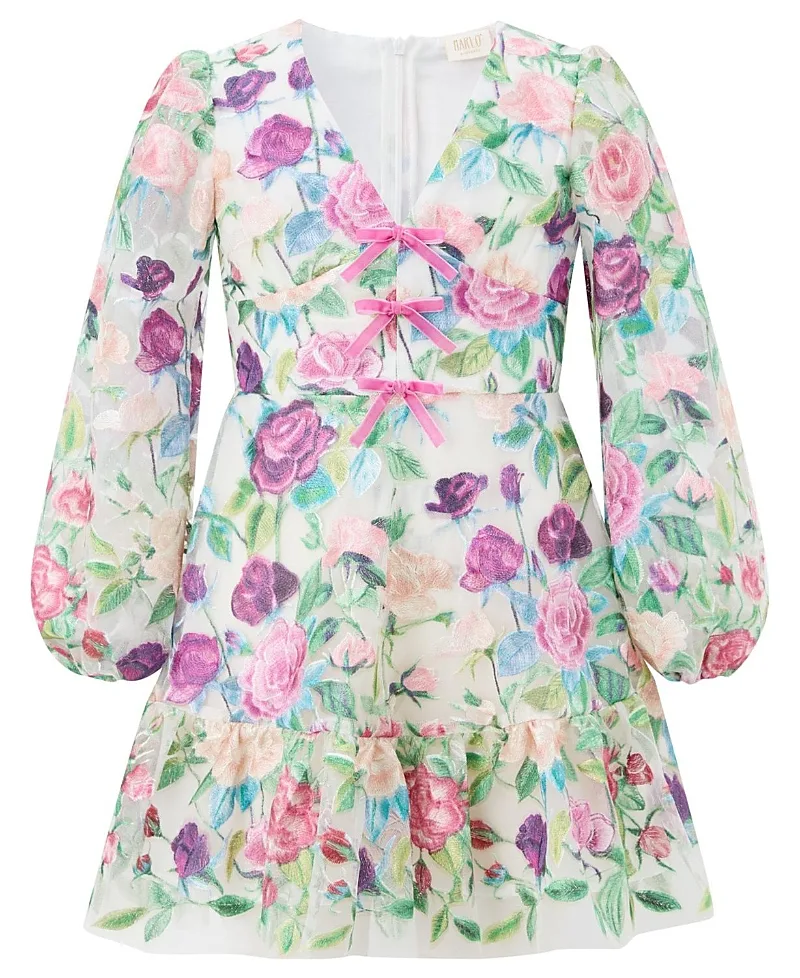 Rachelle Embroidered Mini Dress by Marlo Kids
