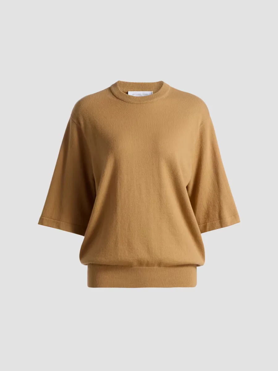 Tee Cashmere Crewneck Sweater by MICHAEL Michael Kors