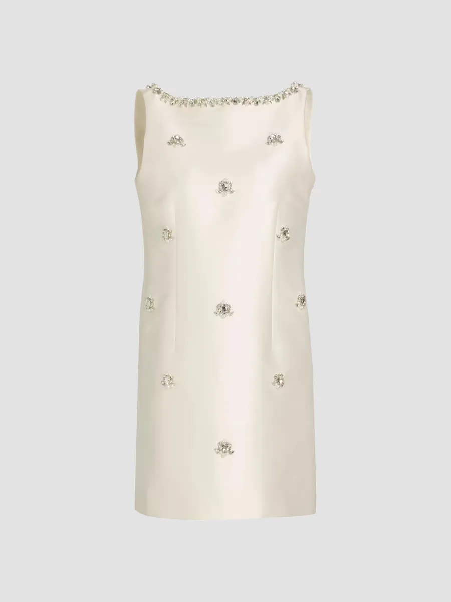 Marcella Beaded Mikado Sheath Dress by SACHIN BABI