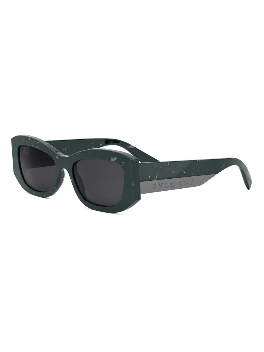 Roma 54MM Geometric Sunglasses by BVLGARI