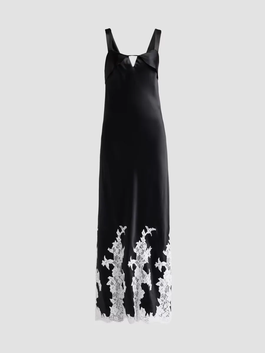 Lea Lace Insert Maxi Dress by SIMKHAI