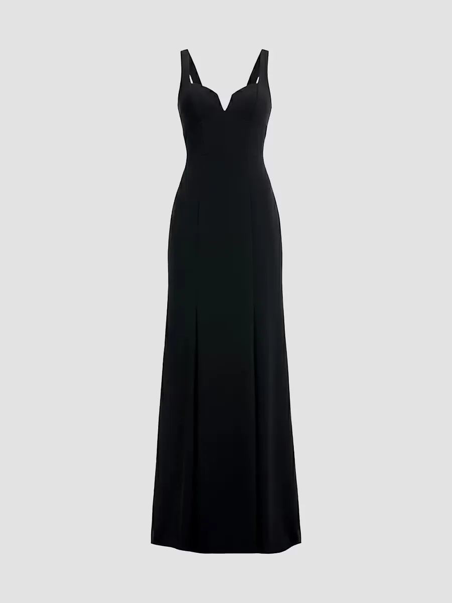 Nettie Crepe A-Line Gown by Dress the Population