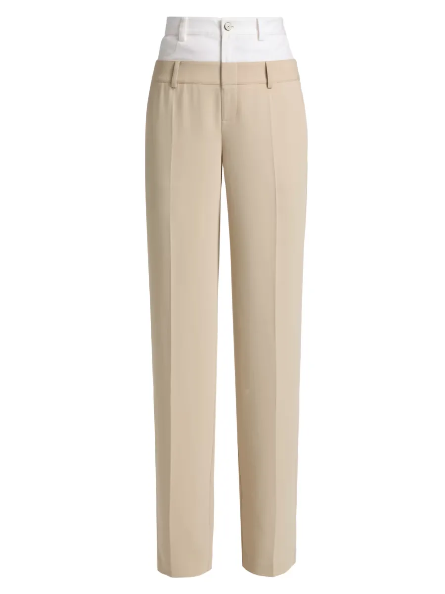 Dionne Mix Media Pants by Cinq  Sept