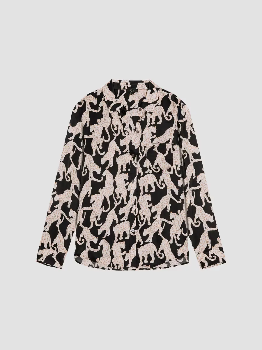 Alyssa Leopard-Print Shirt by Rails