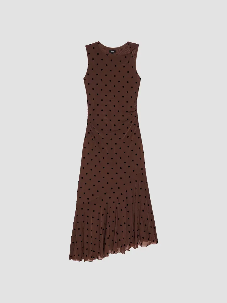 Daija Polka Dot Midi Dress by Rails