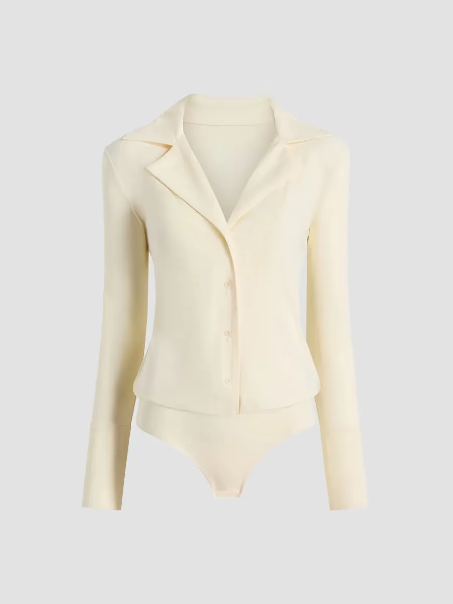 Button-Down Blouse Bodysuit by Commando