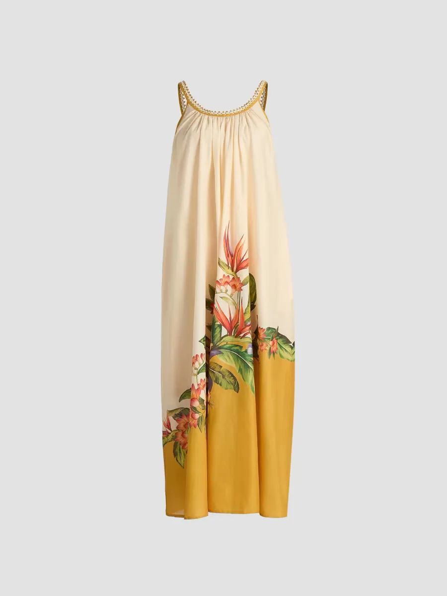 Hilo Crochet-Trim Maxi Dress by FARM Rio