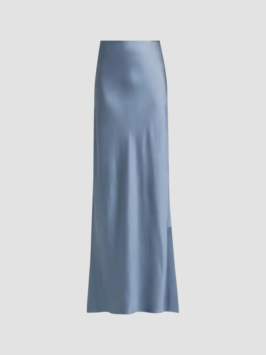 Satin Maxi Slip Skirt by Vince