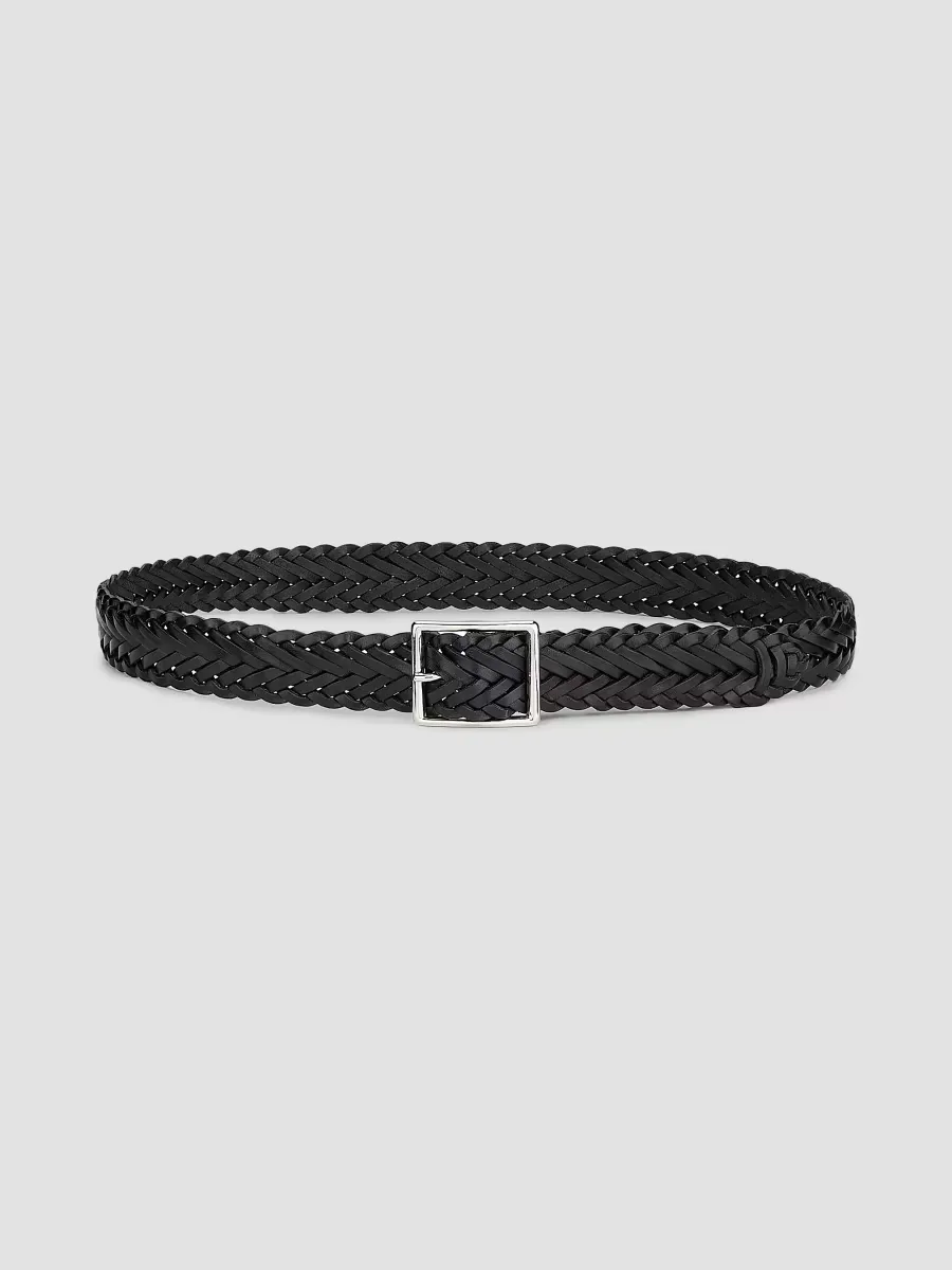 Nicola Braided Leather Belt by Nili Lotan