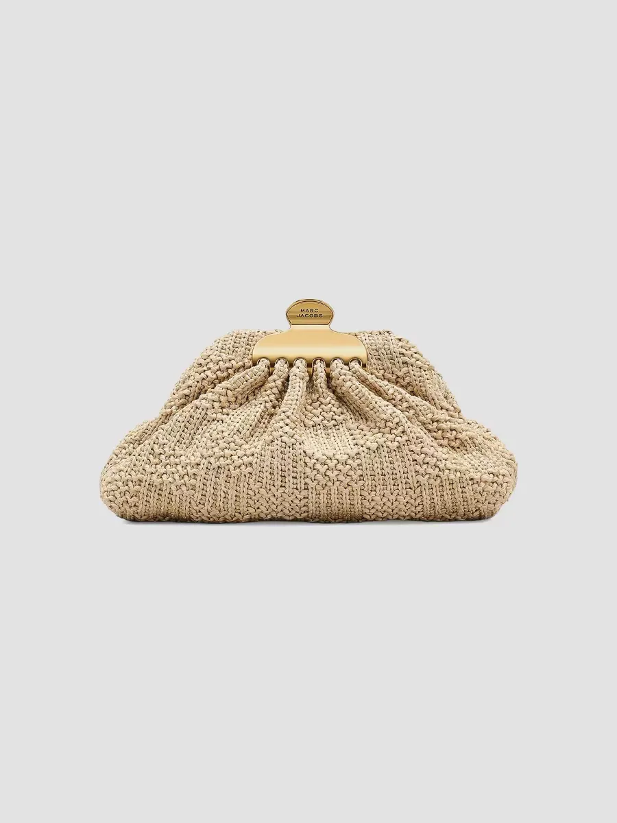 The Summer Woven Glam Claw Clip Small Clutch