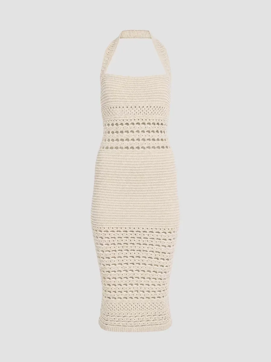 Jaycee Crochet Midi Dress by Retrofête