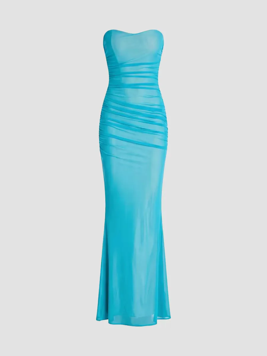 Quintessa Strapless Maxi Dress by Retrofête