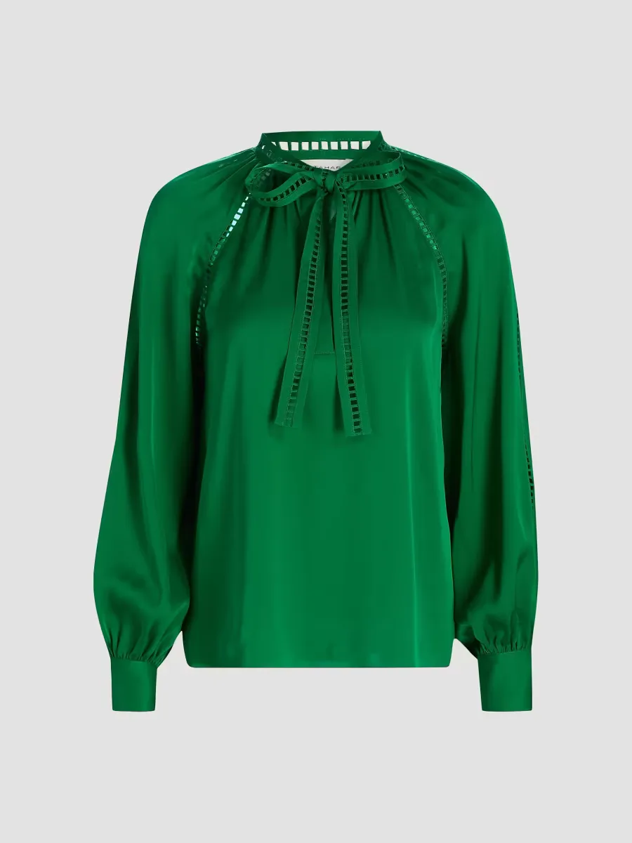 The Angie Stretch-Silk Blouse by Elie Tahari
