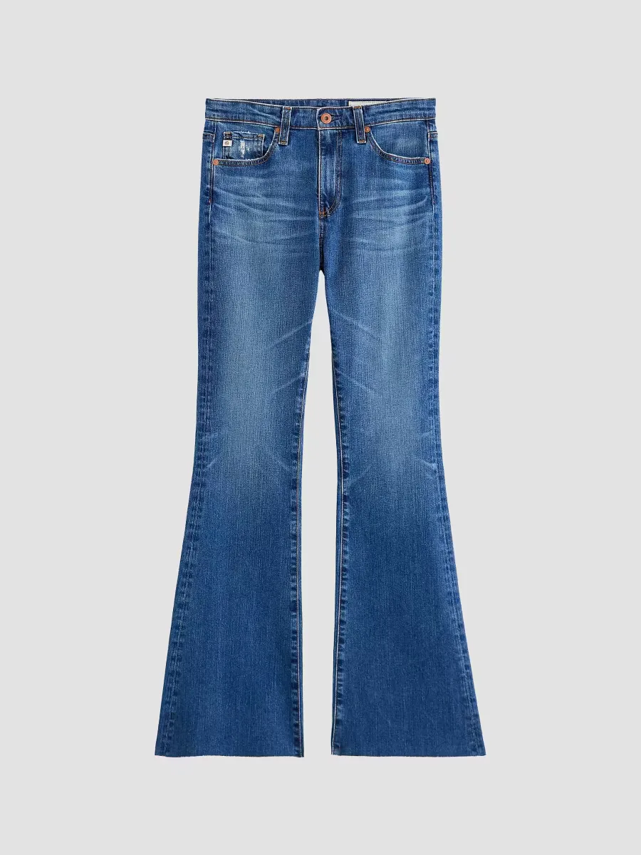 Farrah Stretch-Cotton Boot-Cut Jeans