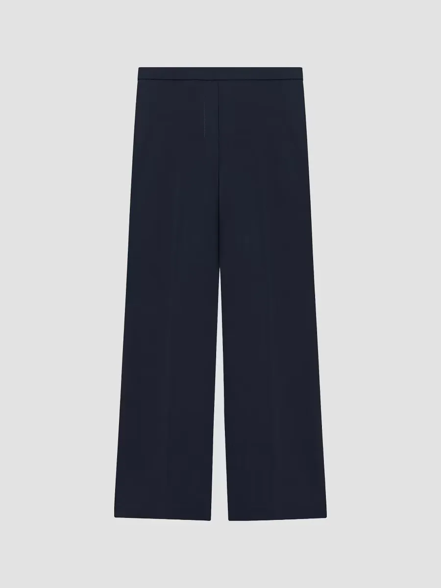 Ankle-Length Wide-Leg Pants
