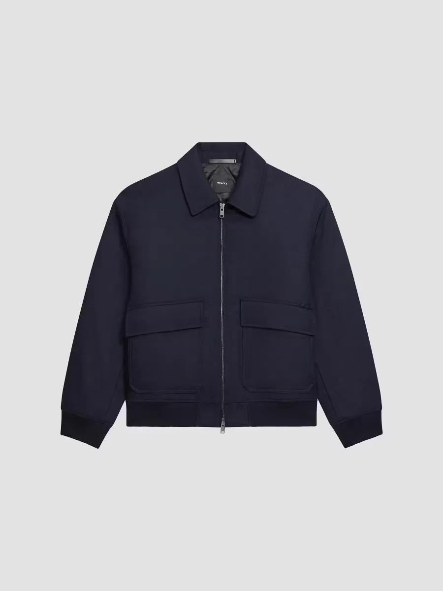 Modern Aviator Wool Jacket by Theory