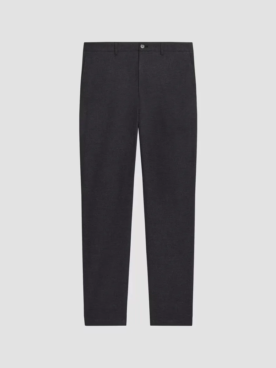 Zaine Twill Straight-Leg Pants by Theory