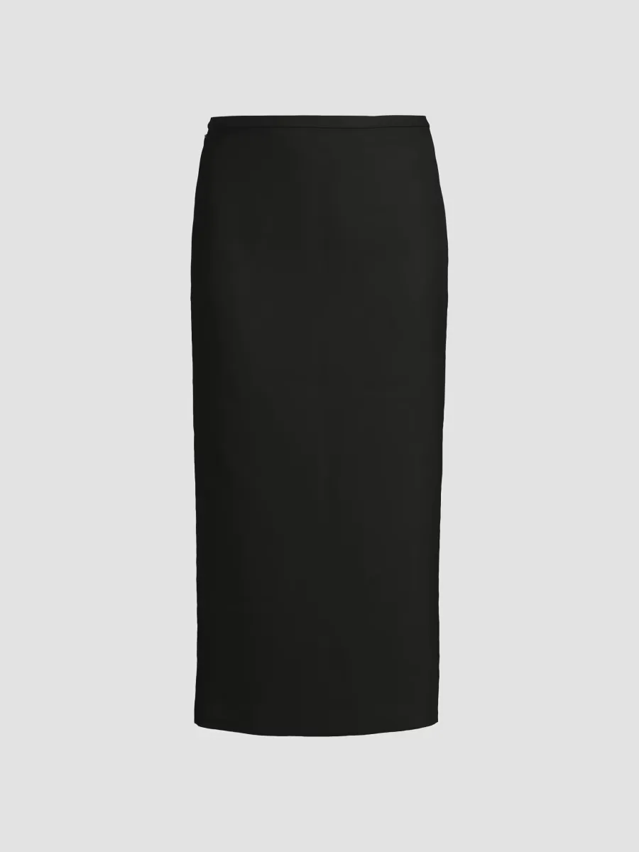 Roux Wool-Blend Maxi Skirt by Rue Sophie