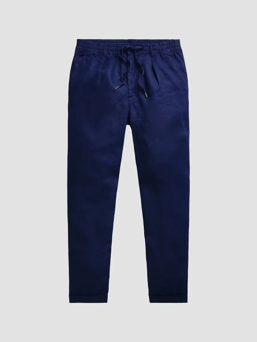 Polo Prepster Slim Tapered Linen Pants
