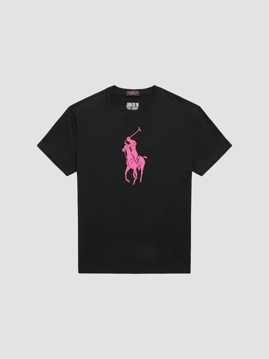 Pink Pony Logo Cotton T-Shirt by Polo Ralph Lauren