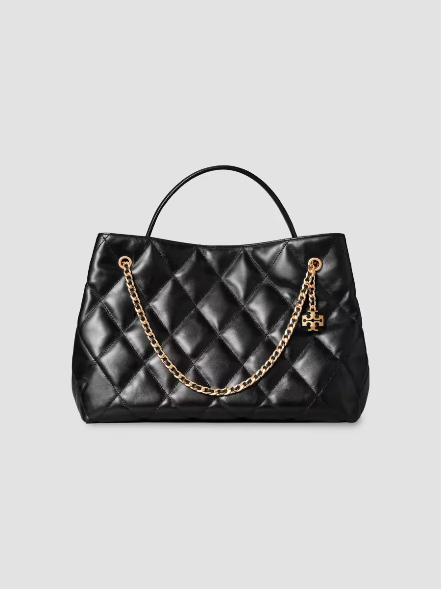 Fleming Leather Carryall Shoulder Bag by Tory Burch