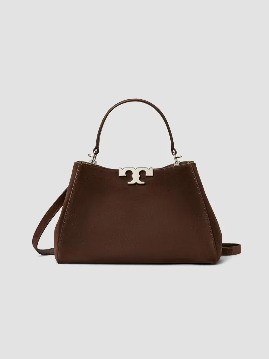 Eleanor Suede Medium Satchel by Tory Burch