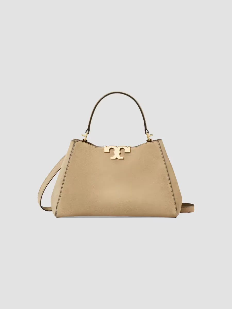 Eleanor Suede Medium Satchel