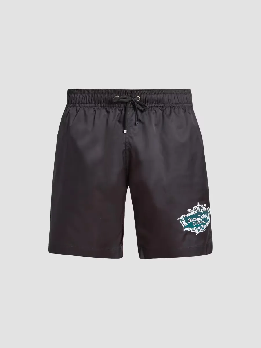 Chateau Crest Swim Trunks by AMIRI