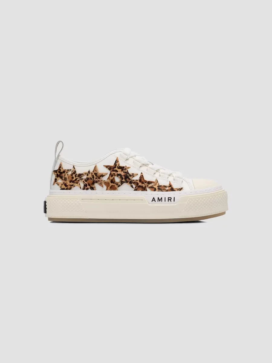 Stars Court Appliqu Low-Top Leather Sneakers by AMIRI