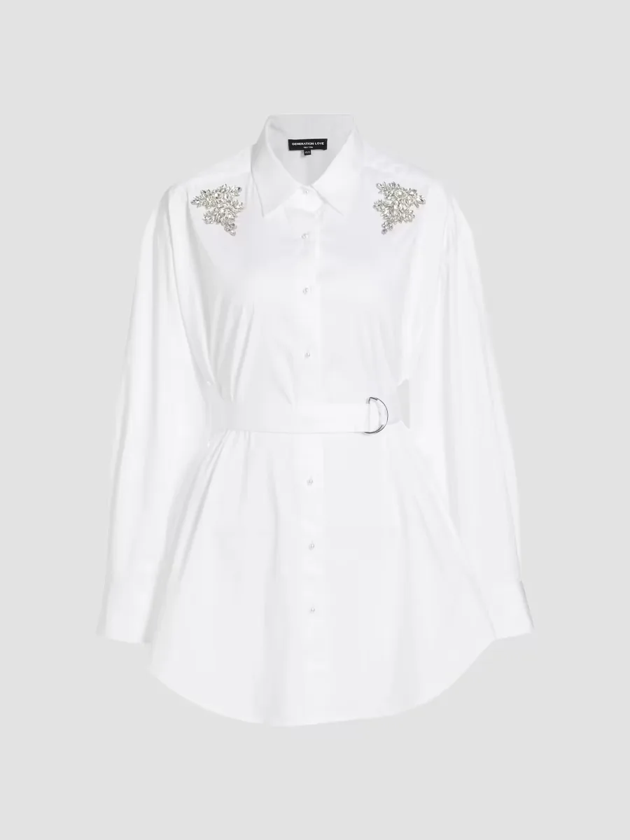 Elianna Crystal Shirtdress by Generation Love