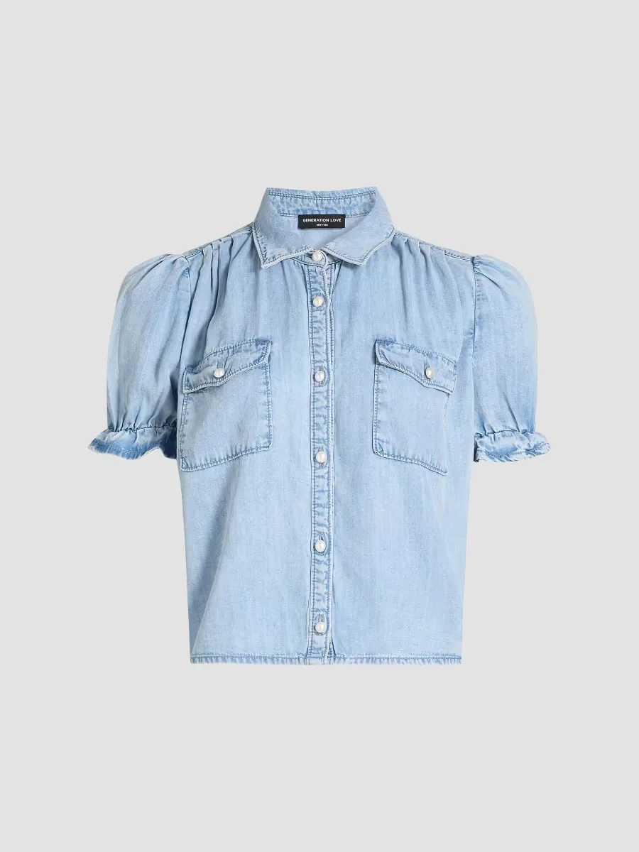 Minella Denim Shirt by Generation Love