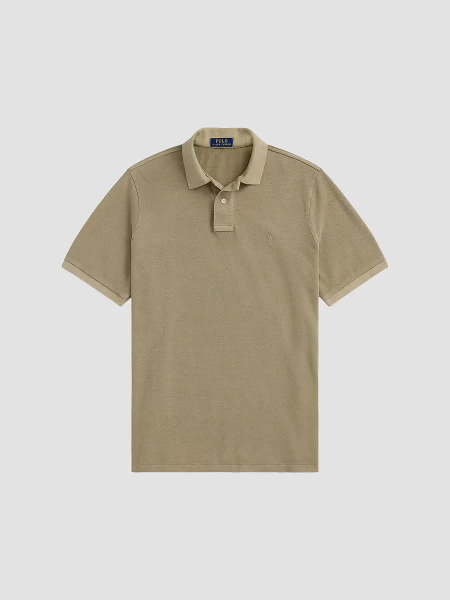 Classic-Fit Mineral-Dyed Mesh Polo Shirt by Polo Ralph Lauren