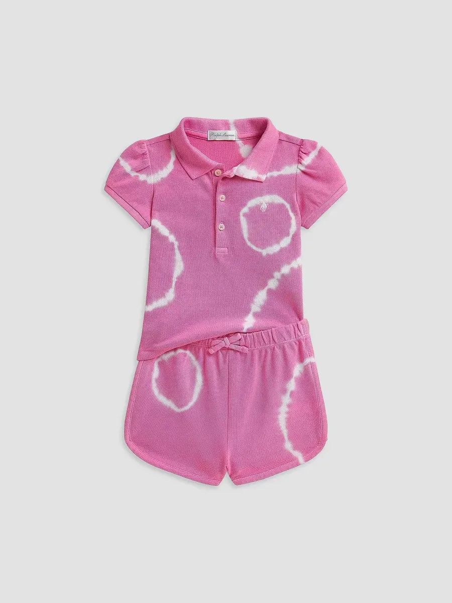 Tie-Dye Polo Shirt & Shorts Set by Polo Ralph Lauren