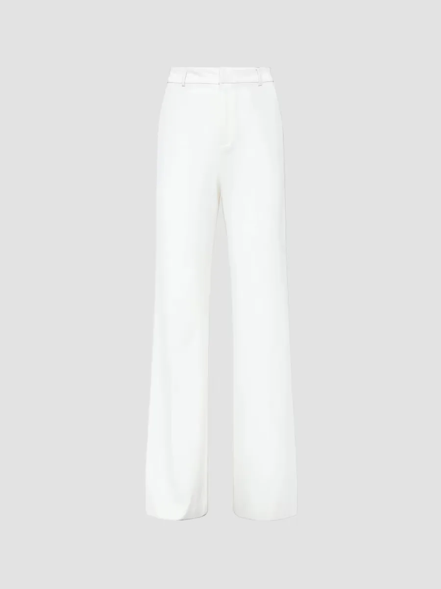 Livvy Stretch Straight-Leg Trousers by L'AGENCE