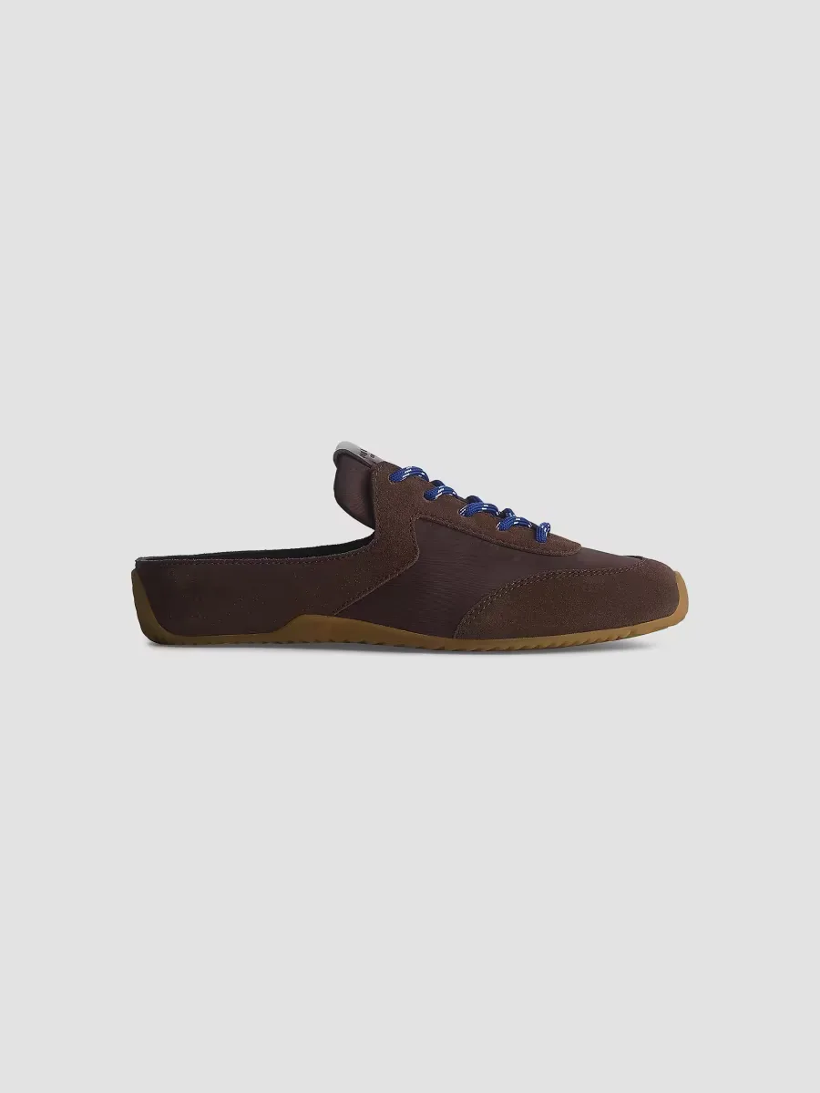 Retro Leather-Suede Runner Mule Sneakers by rag & bone
